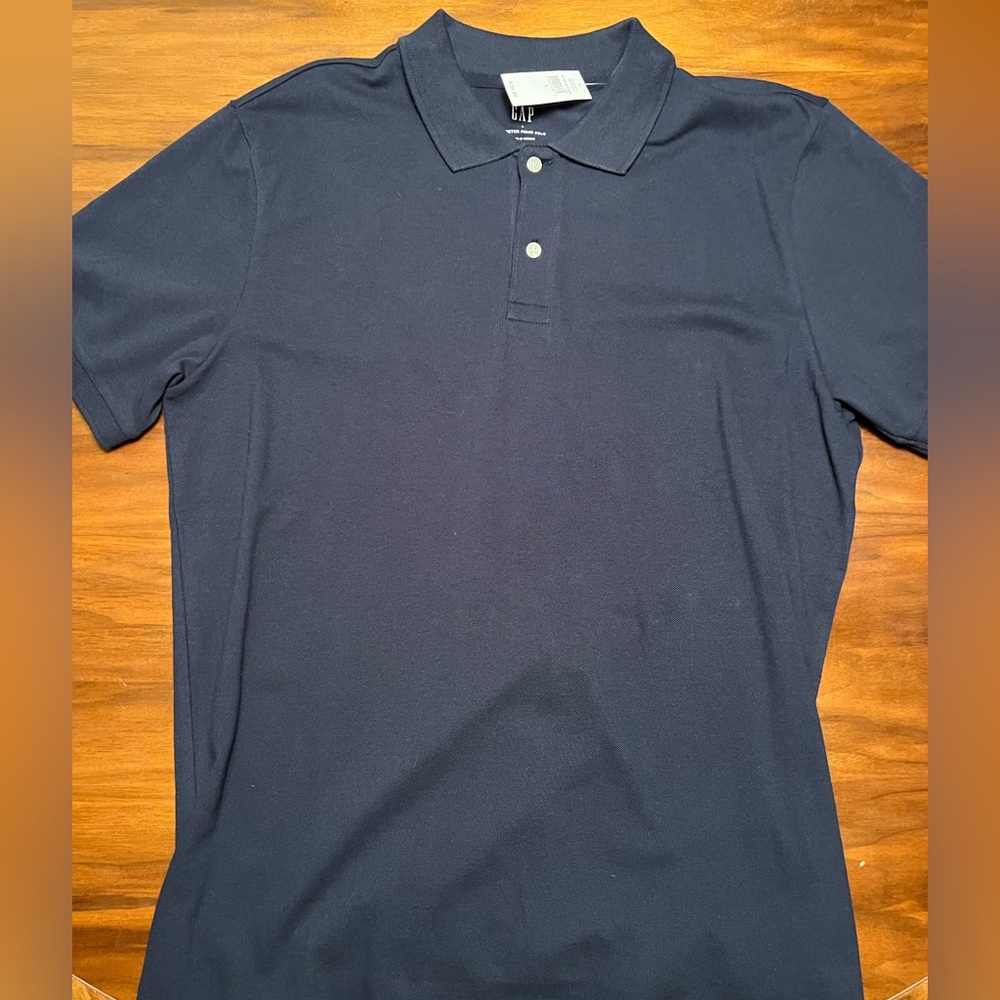 Gap vintage polo - new with tag - size large - nave blue